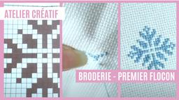 Atelier créatif : Broderie - Premier flocon | Réseau des médiathèques de Massy. Collectivité éditrice