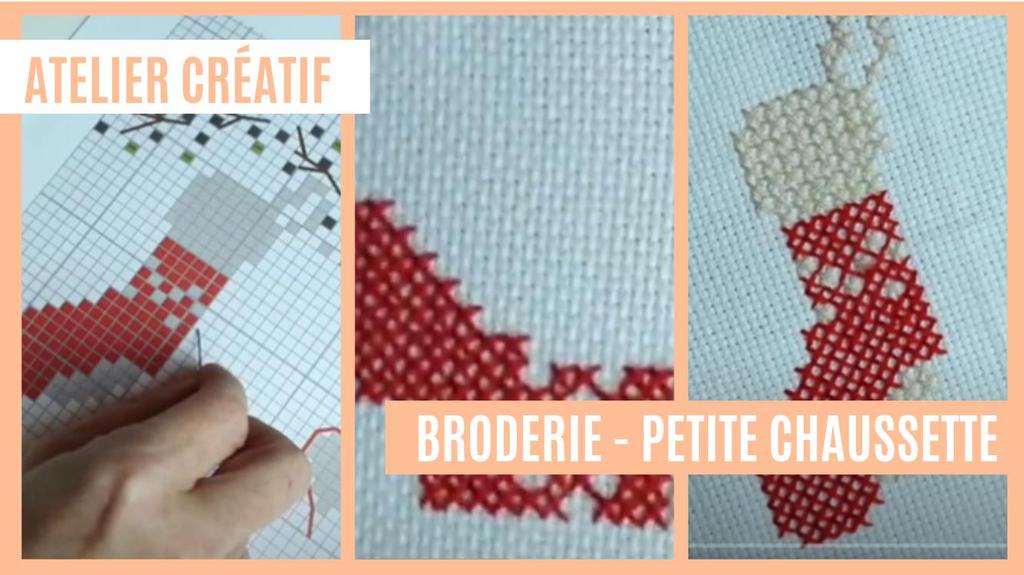 Atelier créatif : Broderie - Petite chaussette | Réseau des médiathèques de Massy. Collectivité éditrice